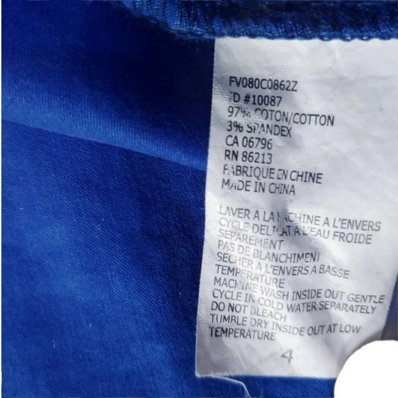 Tristan Pencil Skirt Stretch Royal Blue 4 - Picture 8 of 8